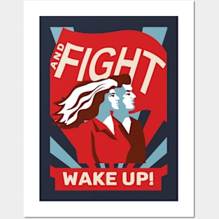 wake up and fight for your dream and liberty Posters and Art